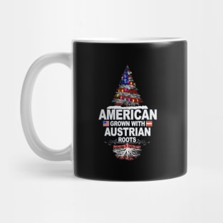 Christmas Tree  American Grown With Austrian Roots - Gift for Austrian From Austria Mug